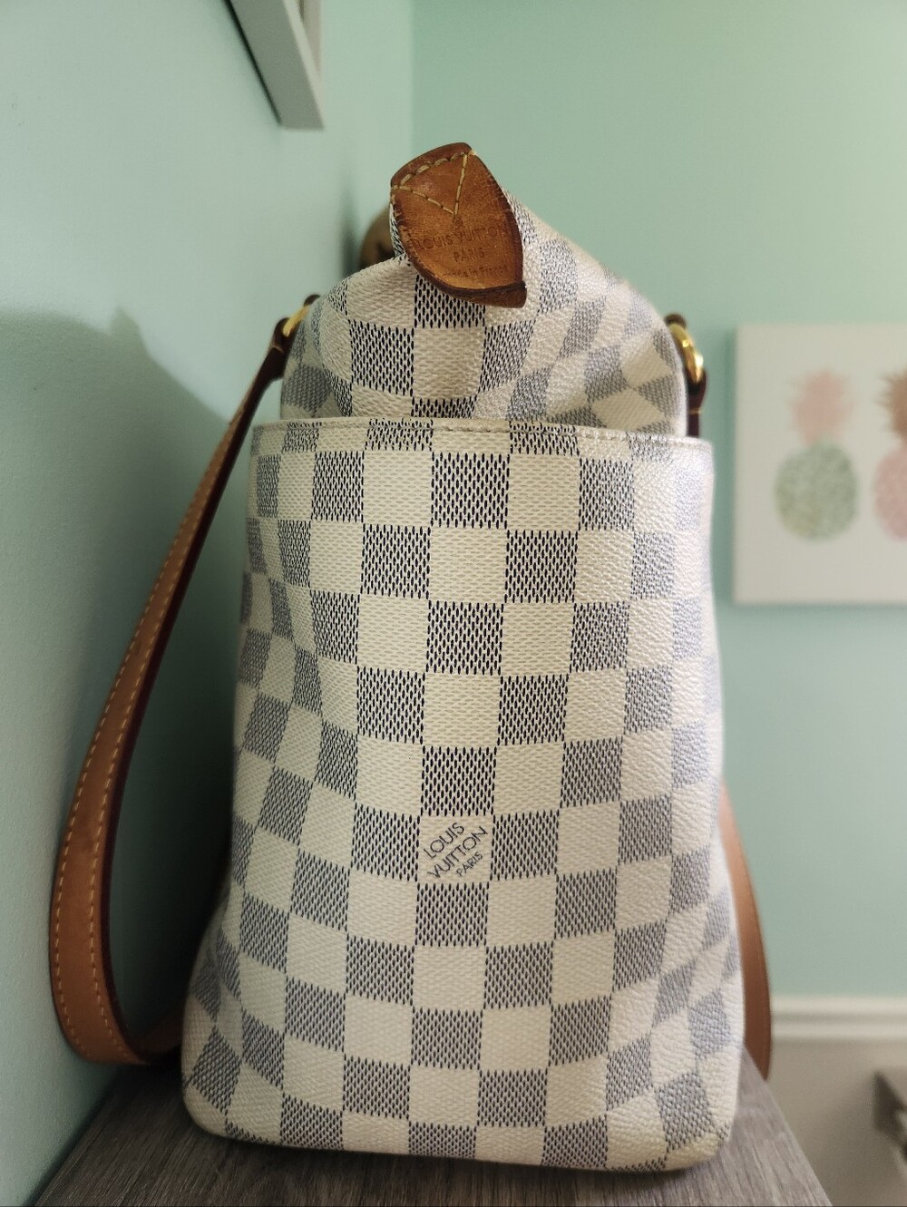 Louis vuitton damier azur totally mm authentic - Picture 2 of 8